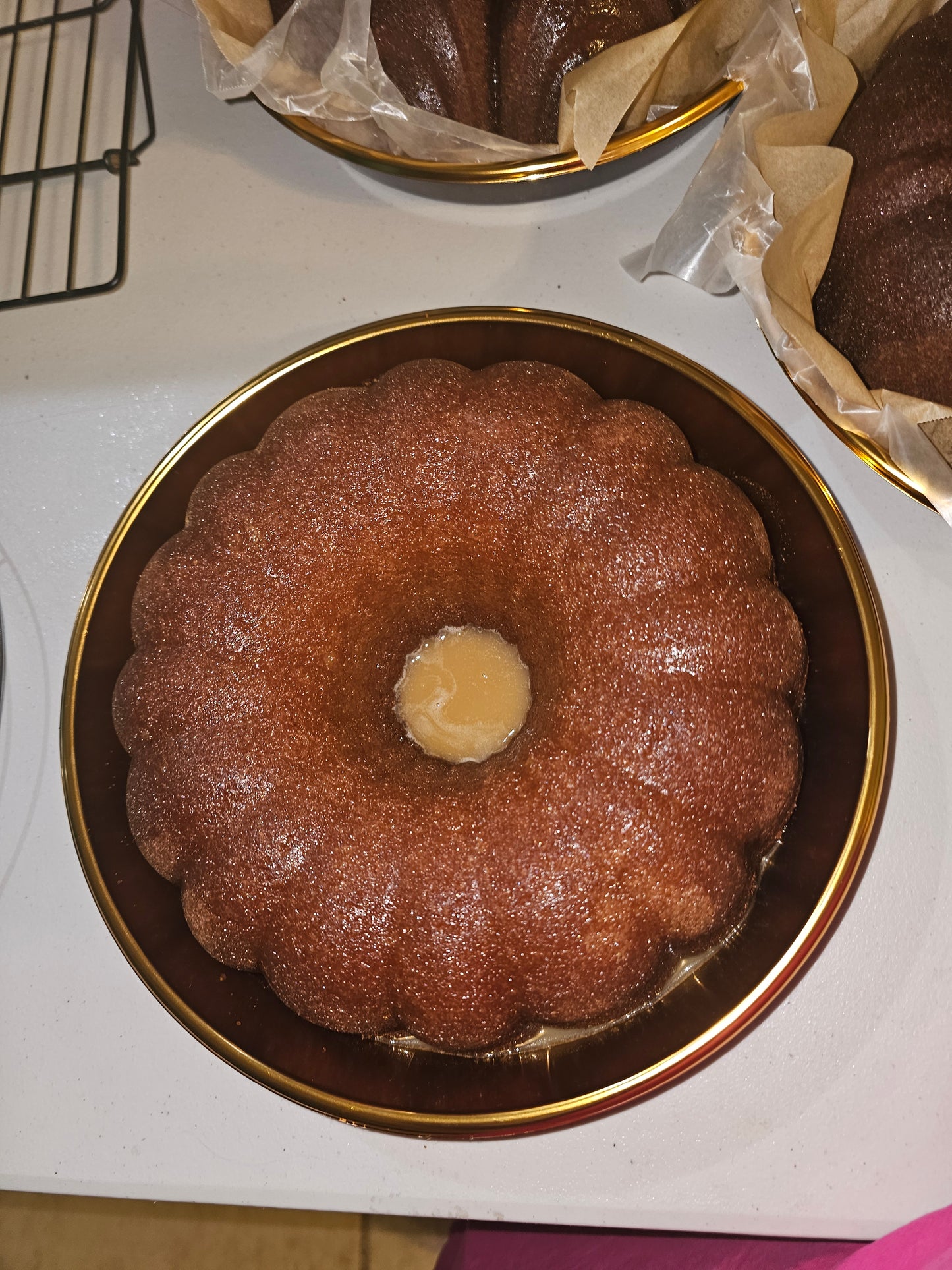 Spiced Rum Cream Pound Cake