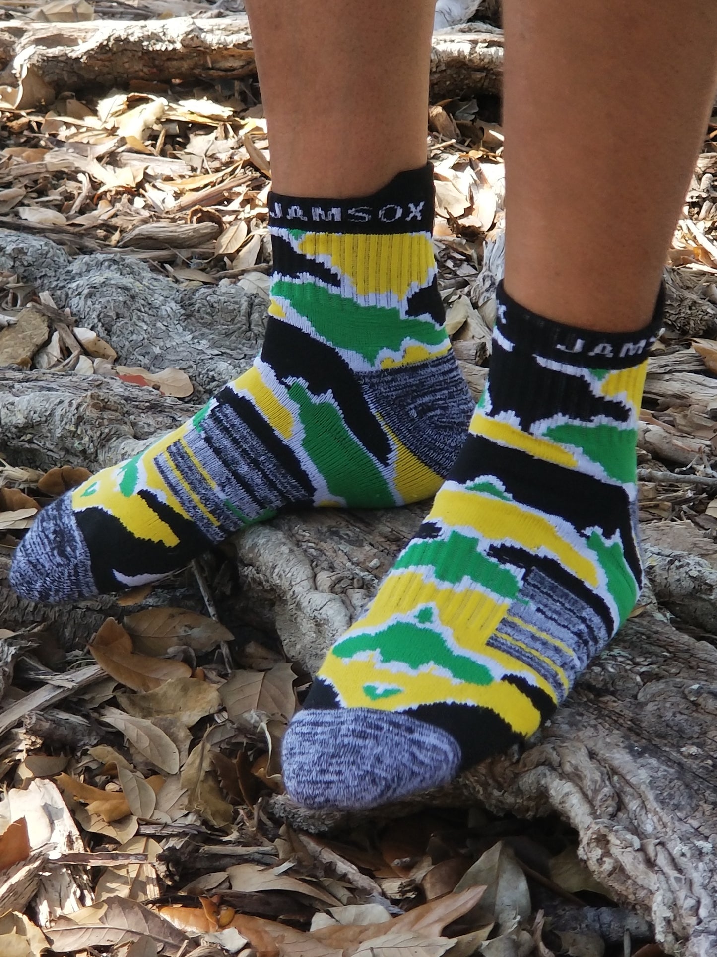 JamSox Map of Jamaica Quarter Sports Sock