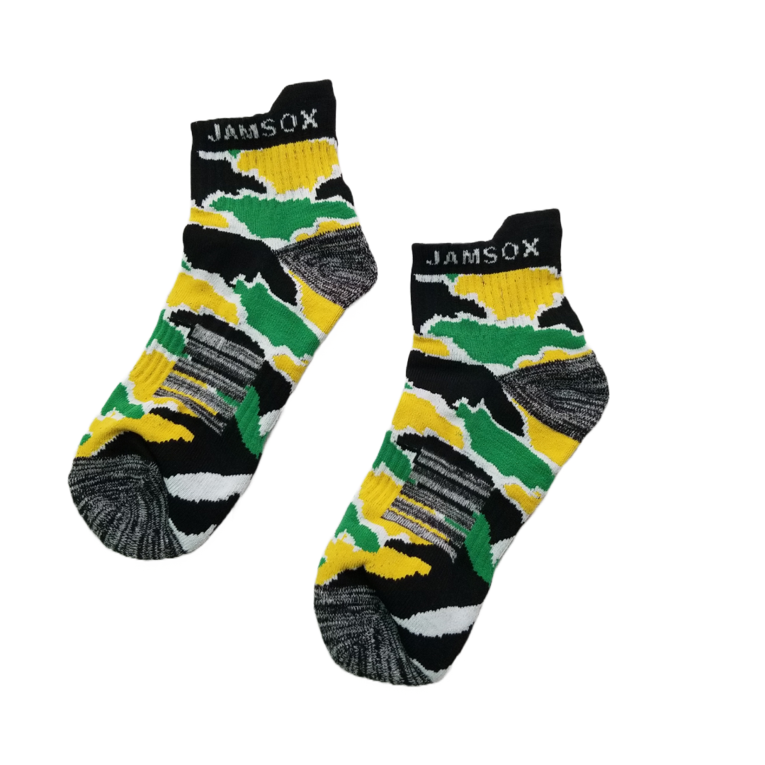 JamSox Map of Jamaica Quarter Sports Sock