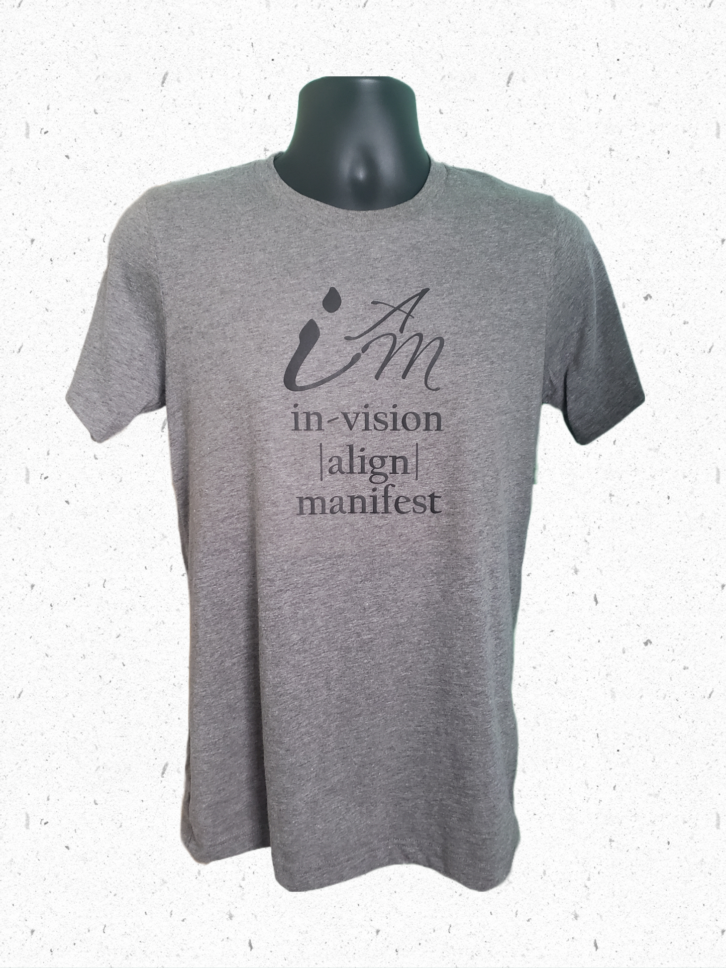 I AM Unisex Tee- Heather Grey