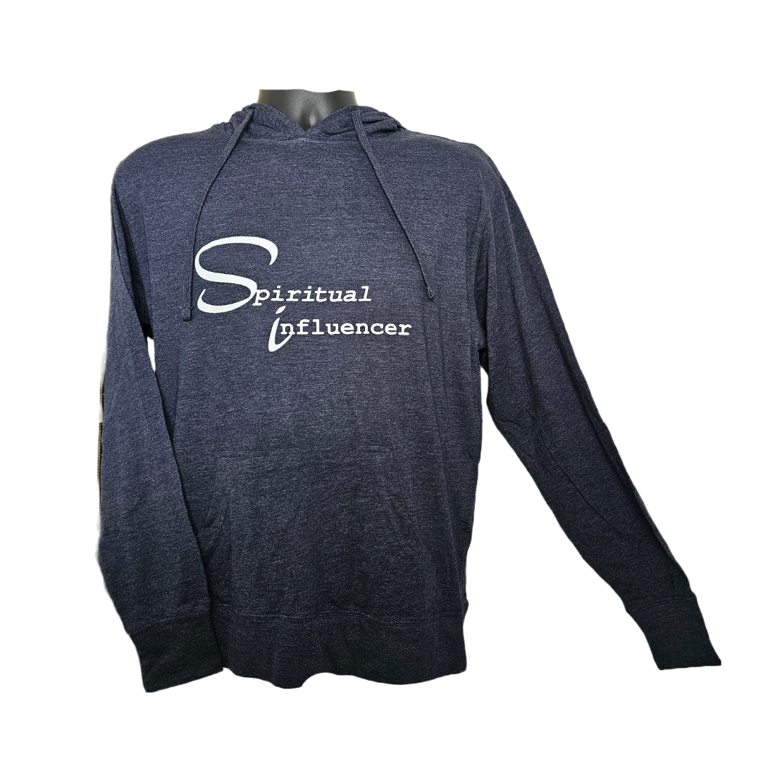 Spiritual Influencer Classic Florida Hoodie- Heather Navy