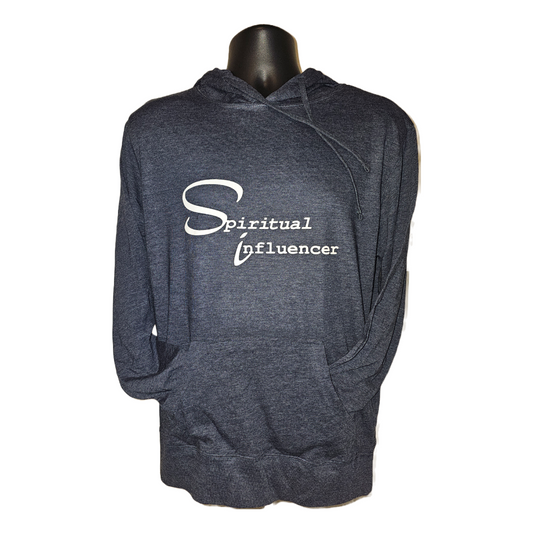 Spiritual Influencer Classic Florida Hoodie- Heather Navy