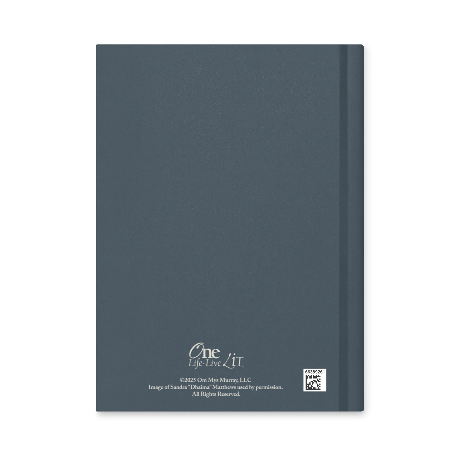 Back cover Dhaima Legacy Journal