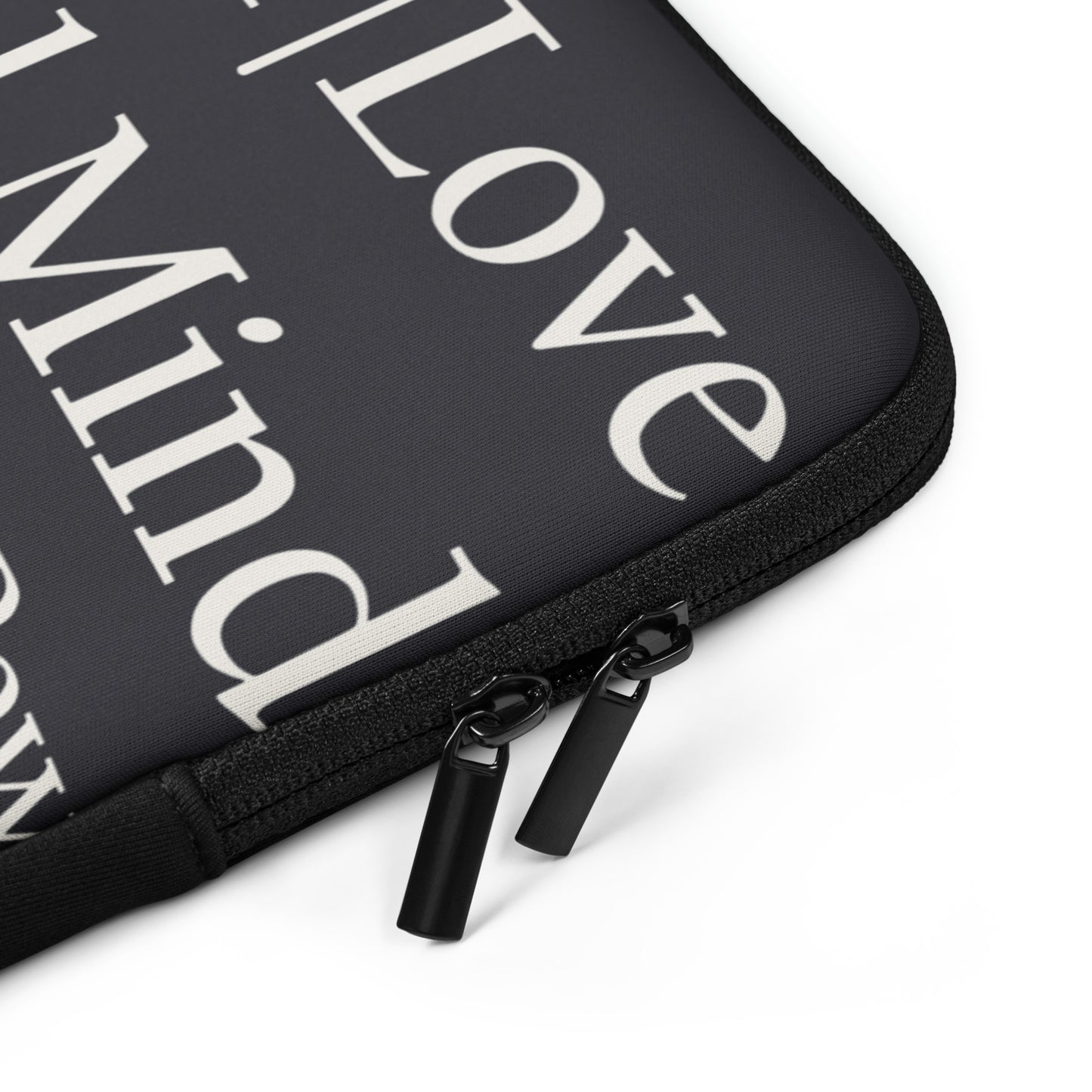 Power Love & Sound Mind Laptop Sleeve - Steadfast Stone