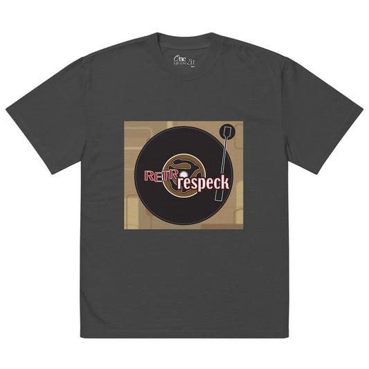 Eight76 Records Retrorespeck 20th Anniversary oversized faded t-shirt