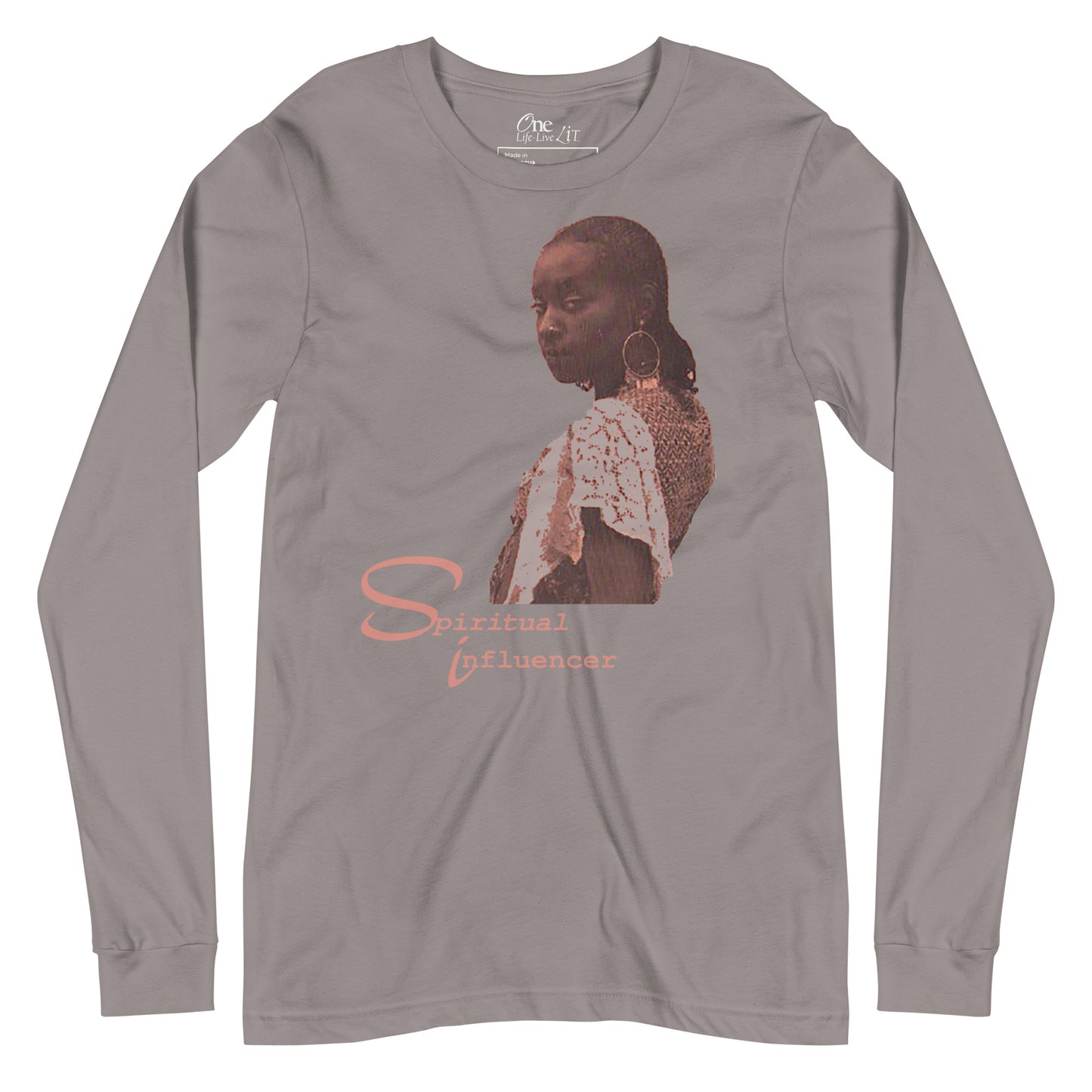 Dhaima Spiritual Influencer Ltd Ed Peach Unisex Long Sleeve Tee