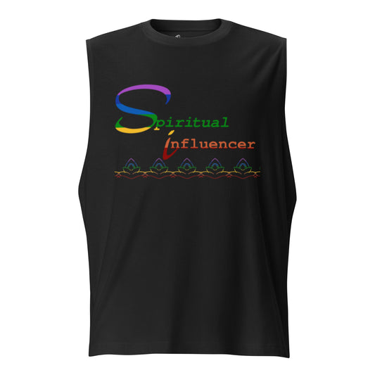 Spiritual Influencer Chakra Lotus Muscle Shirt