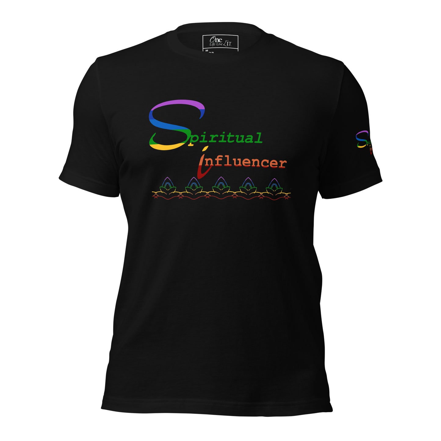 Spiritual Influencer Chakra Lotus Unisex t-shirt