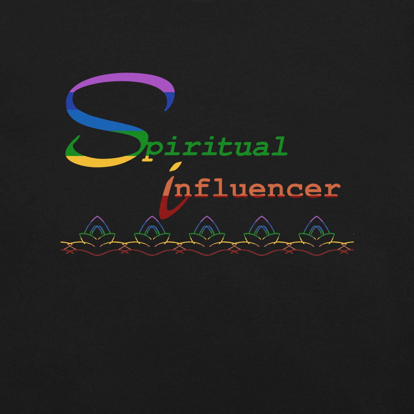 Spiritual Influencer Chakra Lotus Unisex t-shirt