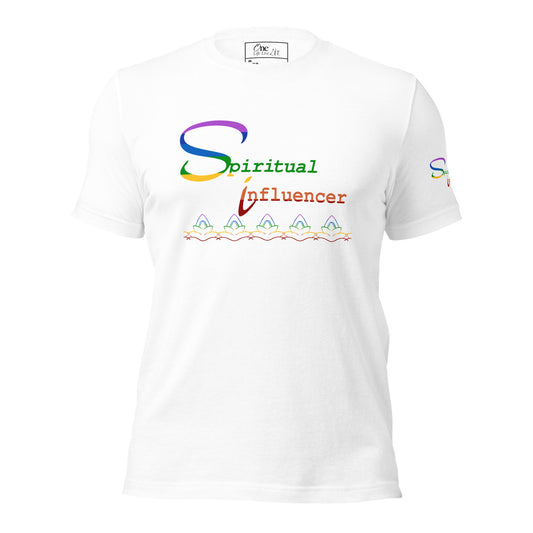 Spiritual Influencer Chakra Lotus Unisex t-shirt